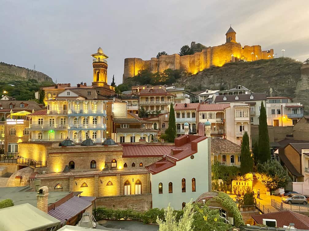 Georgia travel with Tbilisi old town